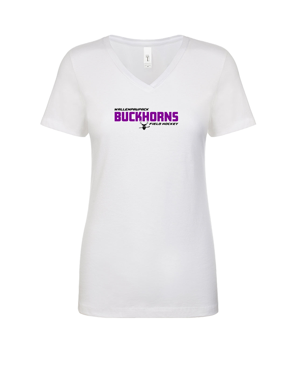 Wallenpaupack HS Field Hockey Bold - Womens Vneck