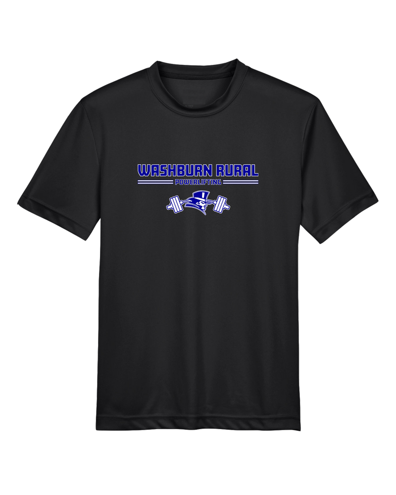 Washburn Rural HS Powerlifting Keen - Youth Performance T-Shirt