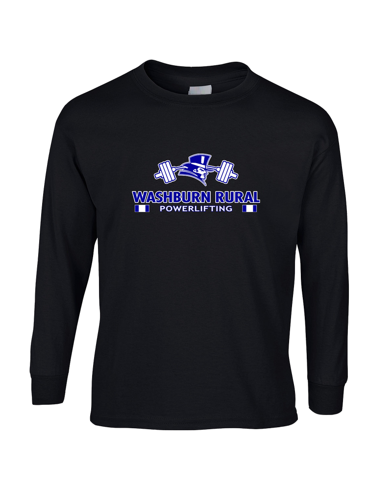 Washburn Rural HS Powerlifting Stacked - Mens Basic Cotton Long Sleeve