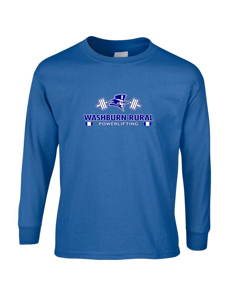 Washburn Rural HS Powerlifting Stacked - Mens Basic Cotton Long Sleeve