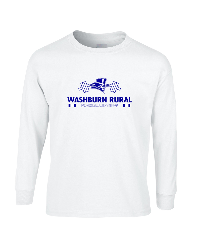 Washburn Rural HS Powerlifting Stacked - Mens Basic Cotton Long Sleeve