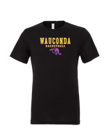 Wauconda HS Girls Basketball Block - Tri-Blend Shirt