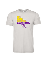 Wauconda HS Girls Basketball Eat Sleep - Tri-Blend Shirt