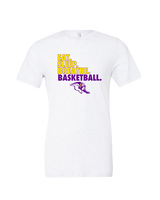 Wauconda HS Girls Basketball Eat Sleep - Tri-Blend Shirt