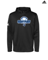 West Bend West HS Softball Logo - Adidas Men's Hooded Sweatshirt