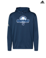 West Bend West HS Softball Logo - Adidas Men's Hooded Sweatshirt