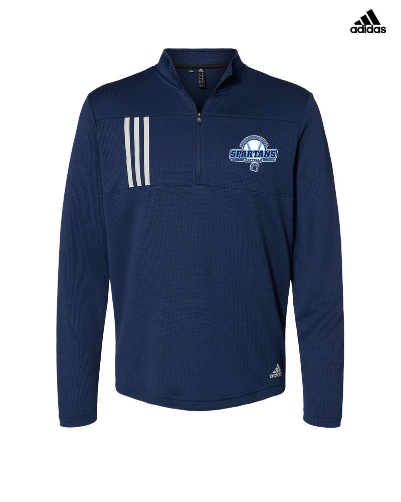 West Bend West HS Softball Logo - Adidas Men's Quarter Zip Pullover