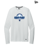 West Bend West HS Softball Logo - New Era Long Sleeve Crew