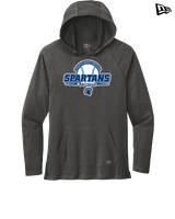 West Bend West HS Softball Logo - New Era Tri Blend Hoodie