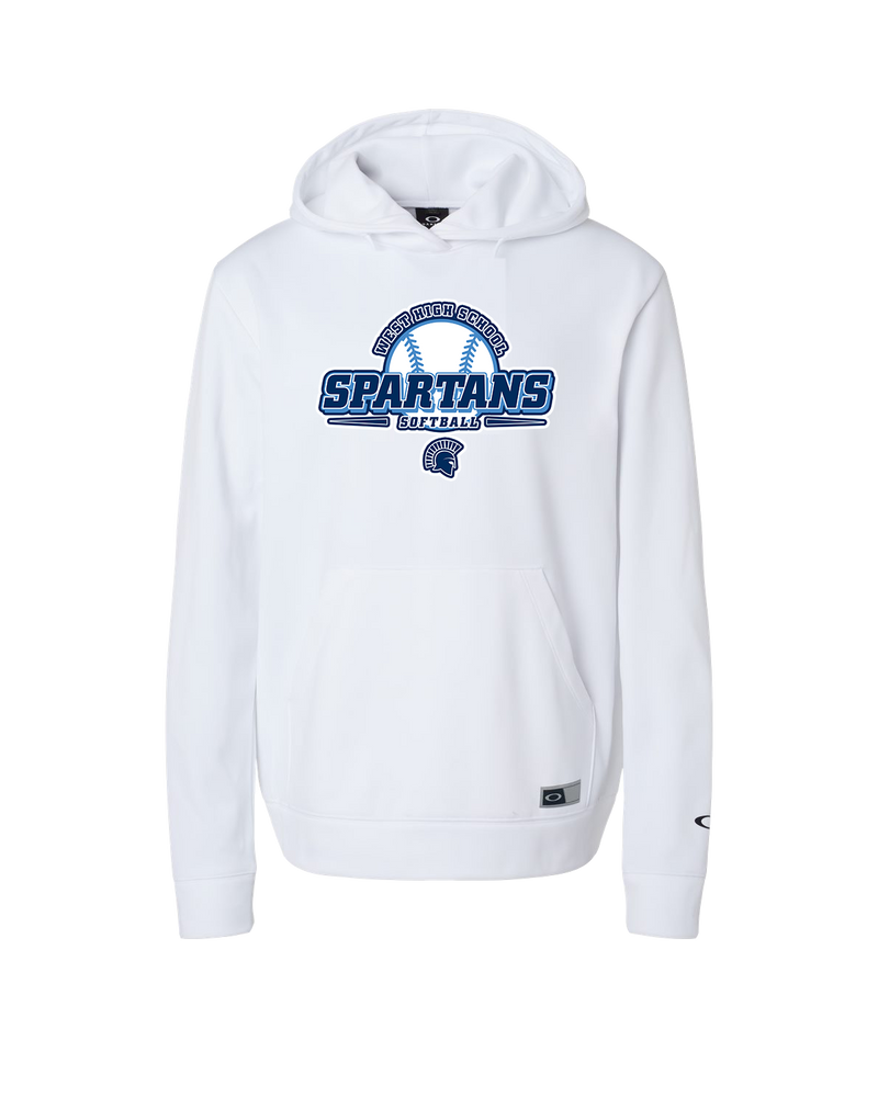 West Bend West HS Softball Logo - Oakley Hydrolix Hooded Sweatshirt