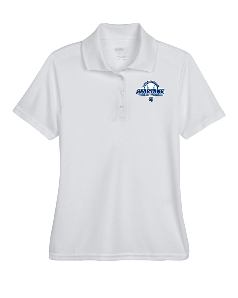 West Bend West HS Softball Logo - Womens Polo