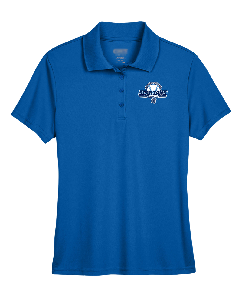 West Bend West HS Softball Logo - Womens Polo