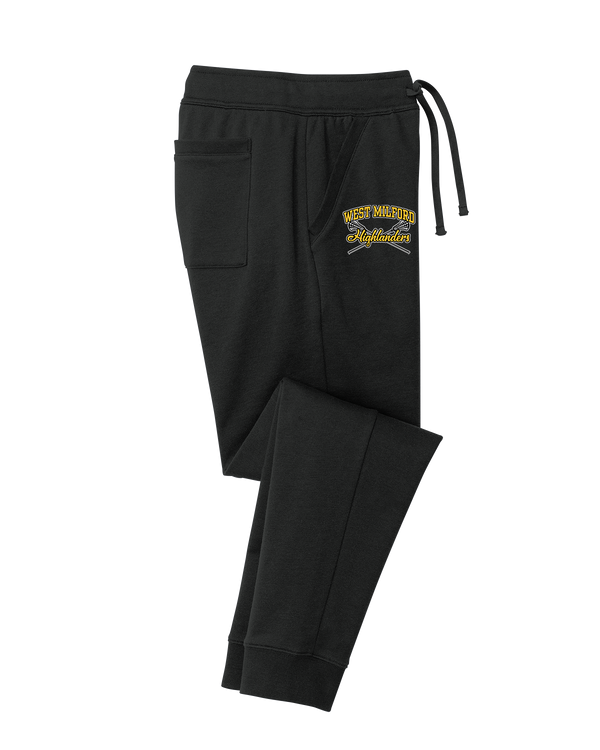 West Milford HS Boys Lacrosse Main Logo 02 - Cotton Joggers