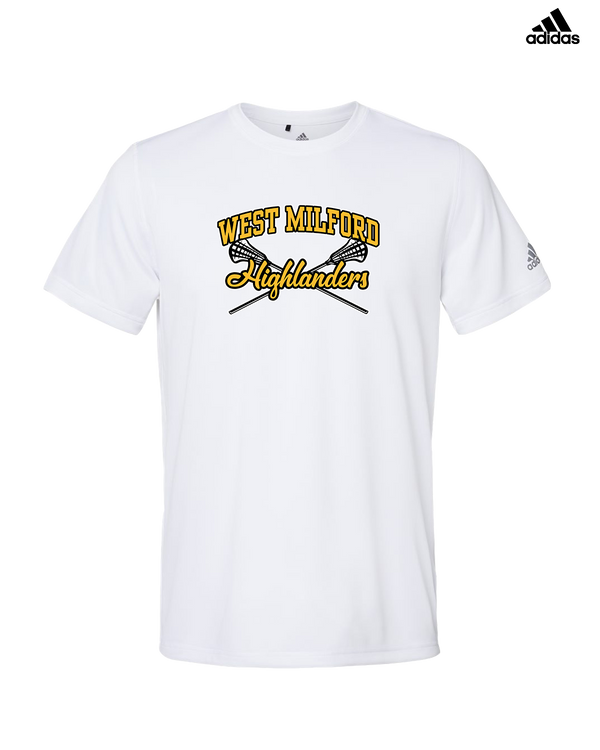 West Milford HS Girls Lacrosse Main Logo 02 - Adidas Men's Performance Shirt