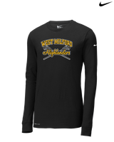 West Milford HS Girls Lacrosse Main Logo 02 - Nike Dri-Fit Poly Long Sleeve