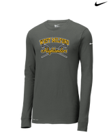 West Milford HS Girls Lacrosse Main Logo 02 - Nike Dri-Fit Poly Long Sleeve