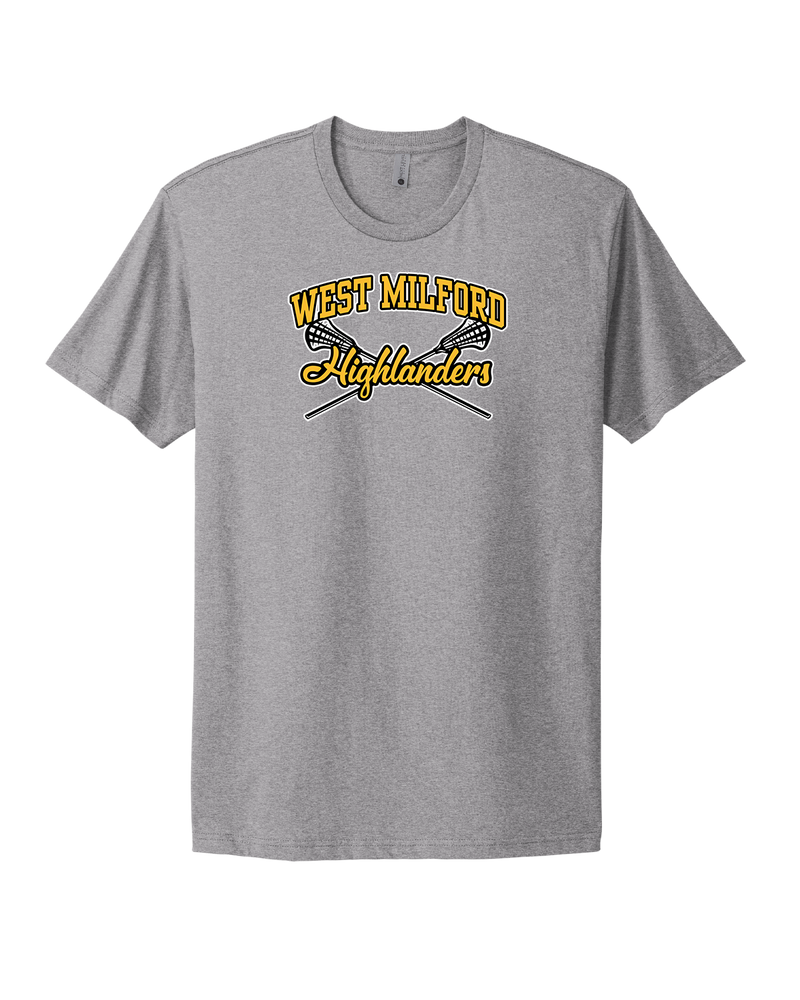 West Milford HS Boys Lacrosse Main Logo 02 - Select Cotton T-Shirt