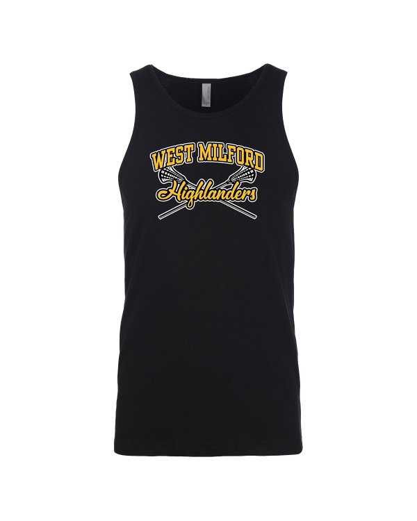 West Milford HS Boys Lacrosse Main Logo 02 - Mens Tank Top