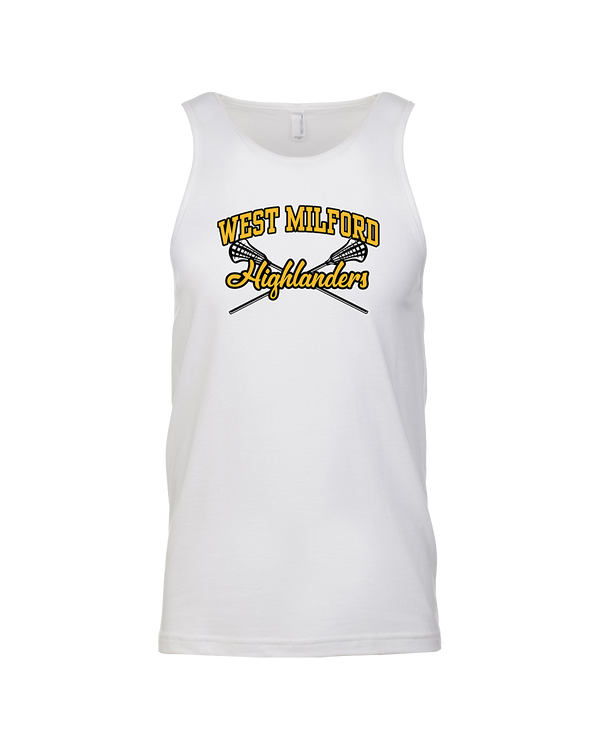 West Milford HS Boys Lacrosse Main Logo 02 - Mens Tank Top