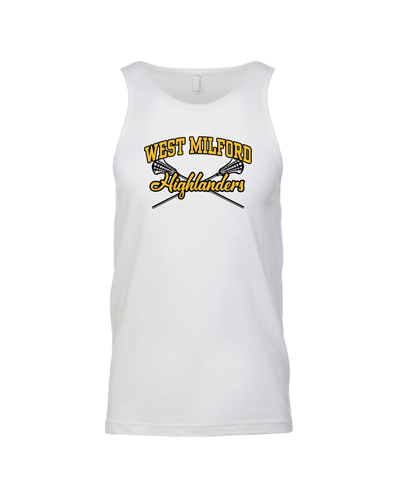 West Milford HS Girls Lacrosse Main Logo 02 - Mens Tank Top