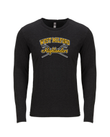 West Milford HS Girls Lacrosse Main Logo 02 - Tri Blend Long Sleeve