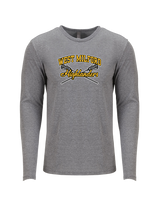 West Milford HS Girls Lacrosse Main Logo 02 - Tri Blend Long Sleeve