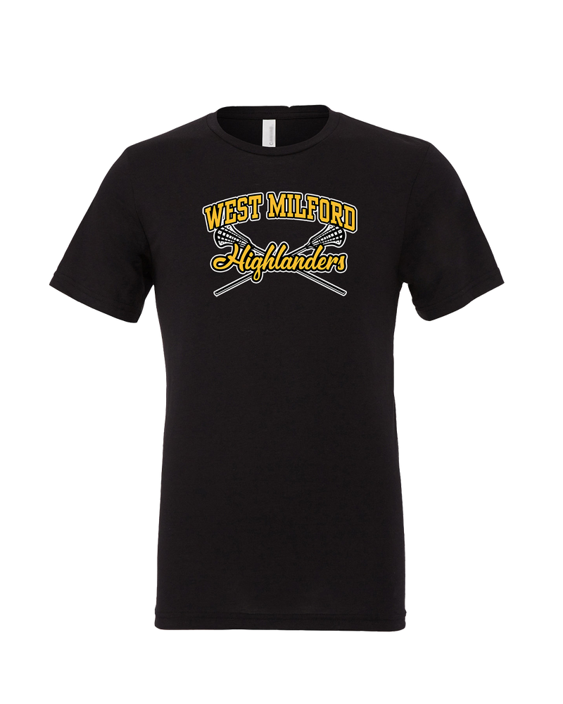 West Milford HS Girls Lacrosse Main Logo 02 - Mens Tri Blend Shirt