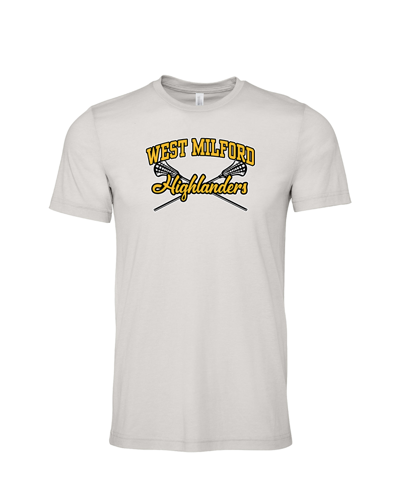 West Milford HS Girls Lacrosse Main Logo 02 - Mens Tri Blend Shirt