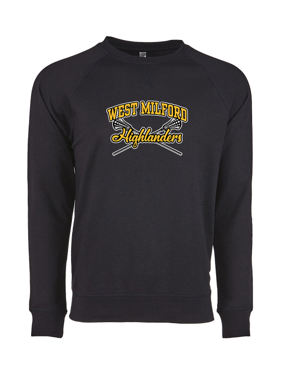 West Milford HS Girls Lacrosse Main Logo 02 - Crewneck Sweatshirt