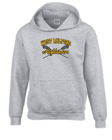 West Milford HS Girls Lacrosse Main Logo 02 - Cotton Hoodie