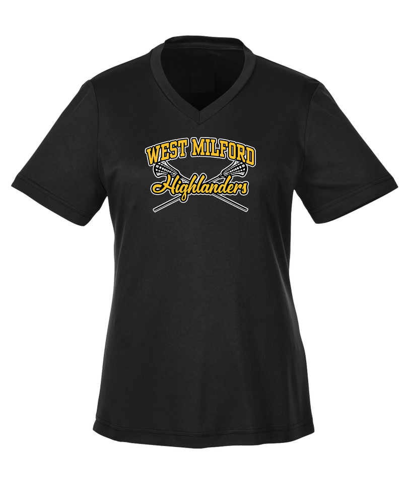 West Milford HS Girls Lacrosse Main Logo 02 - Womens Performance Shirt