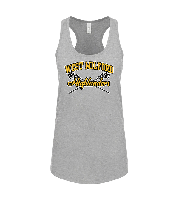 West Milford HS Girls Lacrosse Main Logo 02 - Womens Tank Top