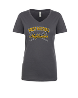 West Milford HS Boys Lacrosse Main Logo 02 - Womens V-Neck