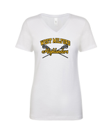 West Milford HS Boys Lacrosse Main Logo 02 - Womens V-Neck