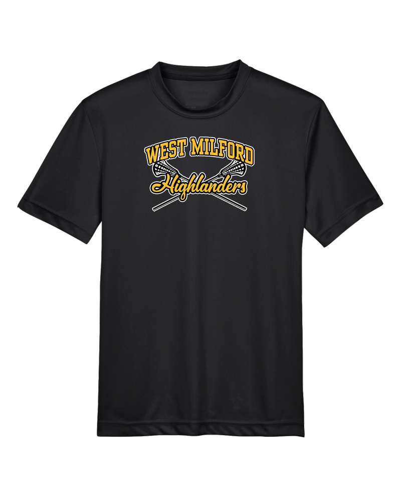 West Milford HS Girls Lacrosse Main Logo 02 - Youth Performance T-Shirt