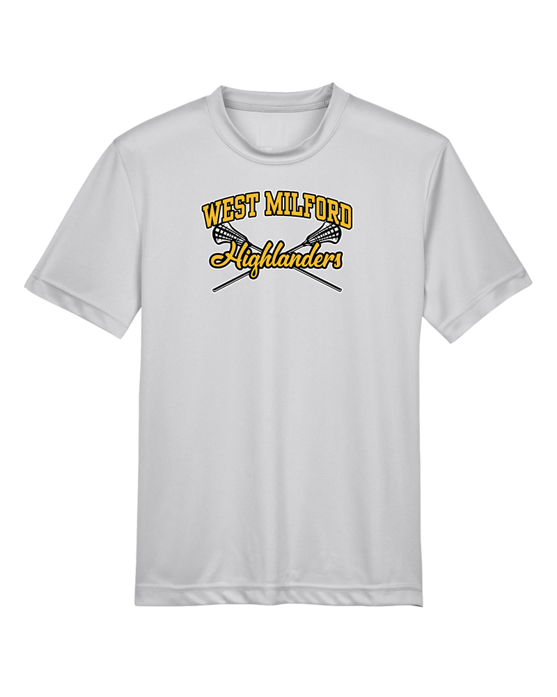 West Milford HS Girls Lacrosse Main Logo 02 - Youth Performance T-Shirt