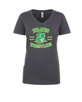 West Windsor-Plainsboro HS South Wrestling Curve - Womens Vneck