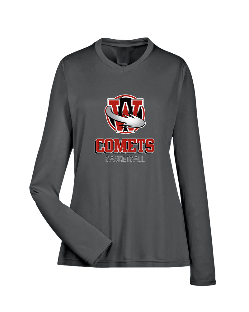 Westchester HS Girls Basketball Shadow - Womens Performance Long Sleeve