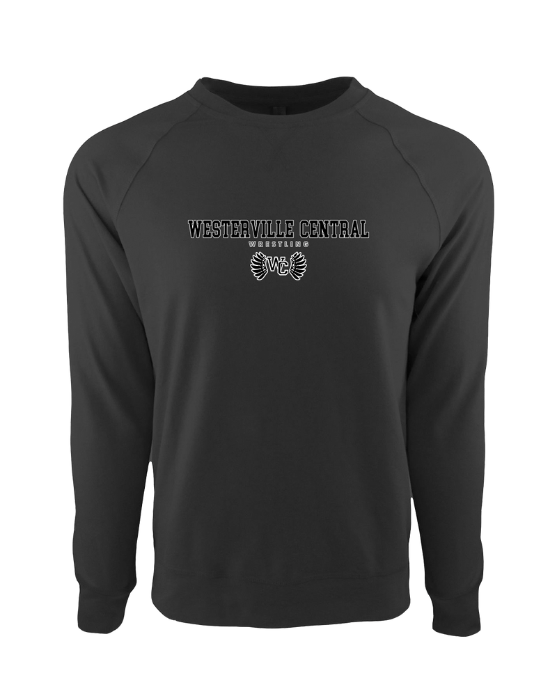 Westerville Central HS Wrestling Block - Crewneck Sweatshirt