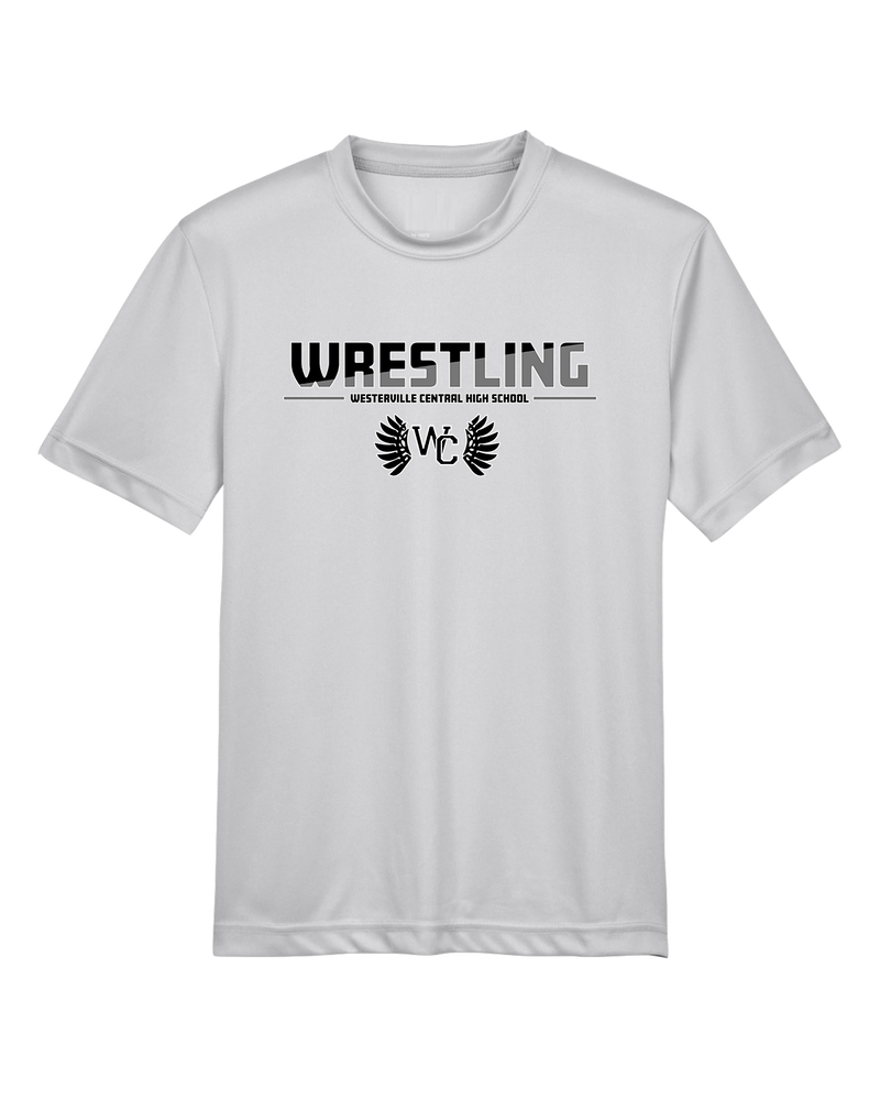 Westerville Central HS Wrestling Cut - Youth Performance T-Shirt