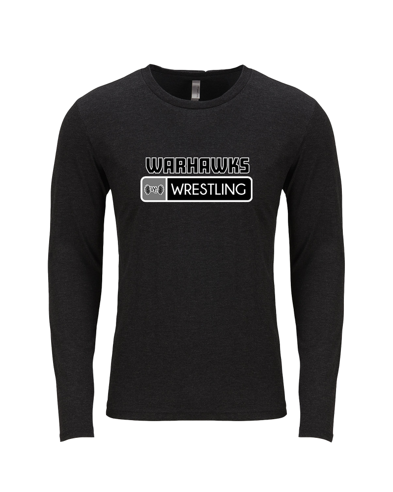 Westerville Central HS Wrestling Pennant - Tri Blend Long Sleeve