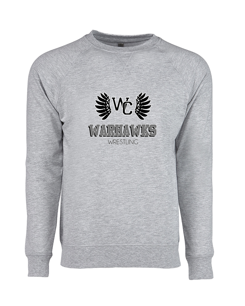 Westerville Central HS Wrestling Shadow - Crewneck Sweatshirt