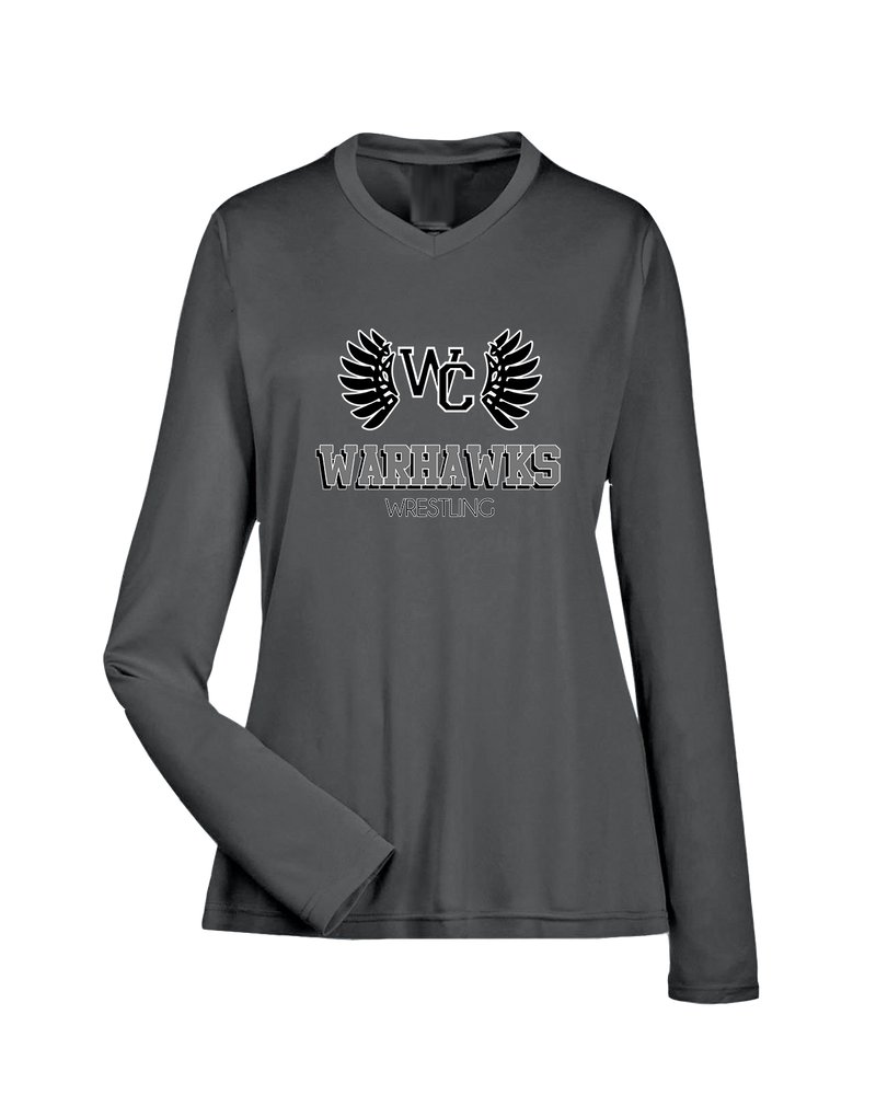 Westerville Central HS Wrestling Shadow - Womens Performance Long Sleeve