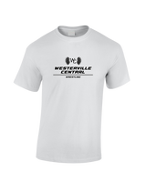 Westerville Central HS Wrestling Split - Cotton T-Shirt