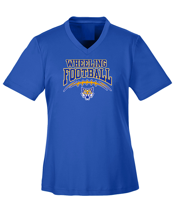 Wheeling HS Football School Football - Womens Performance Shirt