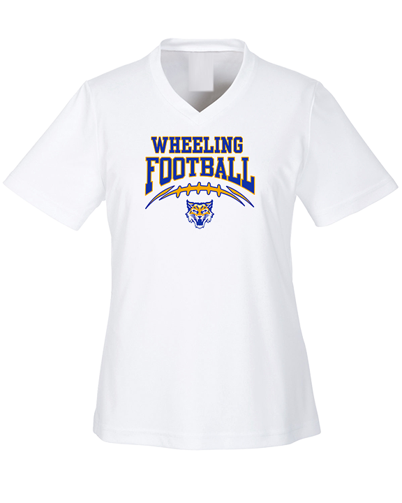 Wheeling HS Football School Football - Womens Performance Shirt