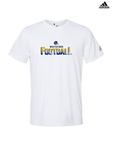 Whiteford HS Football Splatter - Mens Adidas Performance Shirt