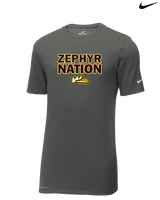 Whitehall HS Cheerleading Nation - Mens Nike Cotton Poly Tee