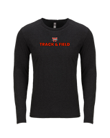 Whitewater HS Track & Field Logo - Tri-Blend Long Sleeve