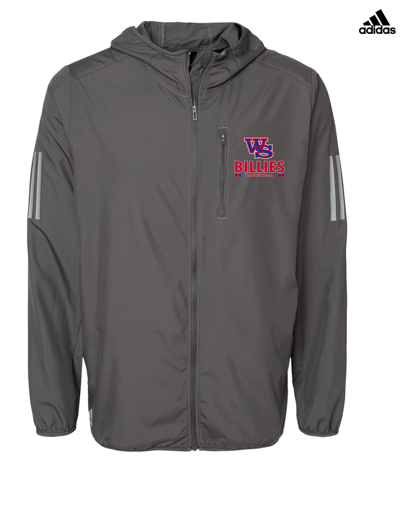 Williamsville South HS Boys Basketball Stacked - Adidas Men's Windbreaker